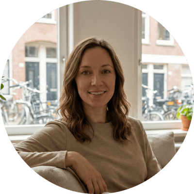 Anna de Vries, författare till Livet du förtjänar
